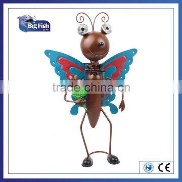 Solar metal ants-shaped with wings garden decoration lights