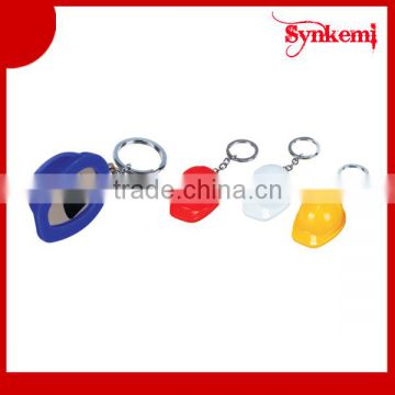 Plastic bottle opener keychain