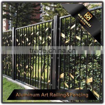 Villa Garden Decoration Powder Coated Decorative Cast Aluminum Garden Fence Panels