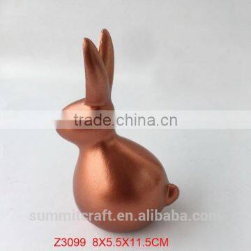 Resin Cute Easter Bunny Rabbit Figurine photo-2