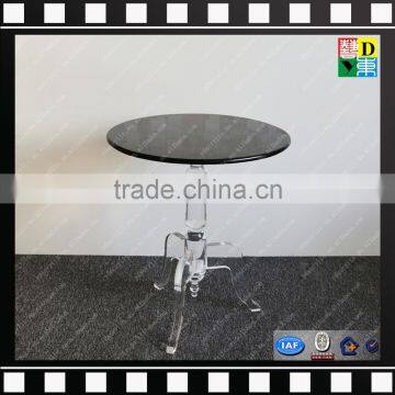 Clear Acrylic Leg Marble Center Table Customzied PMMA Coffee Side Table for Wholesale From China Manufacturer photo-6