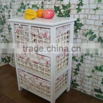 White Wooden Cabinet /wooden Chest/wooden Furniture photo-3