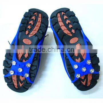 Outdoor Round 5 Teeth Silicone Crampons Antiskid Shoe Covers/ Crampons for Snow and Ice to Prevent Skating photo-3