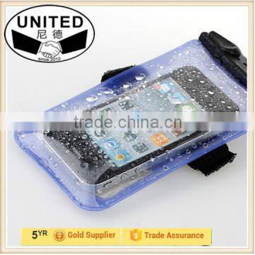 Waterproof Pouch Swimming Underwater Dry Bag Case for Mobile Touchscreen-Black photo-4