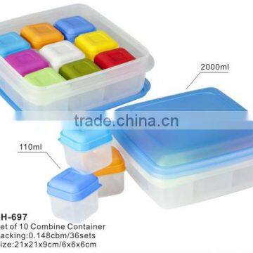 Mini Combine Meal Prep Containers Fresheness Preservation Food Storage Box Set photo-2