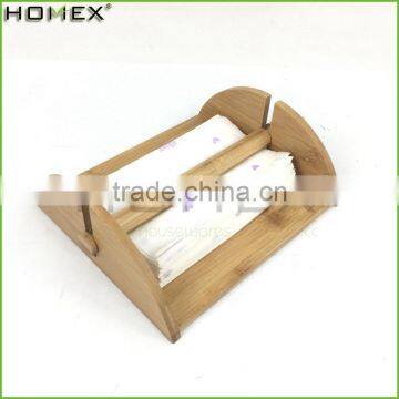Table Bamboo Napkin Holder Napkin Caddy Homex BSCI/Factory photo-6