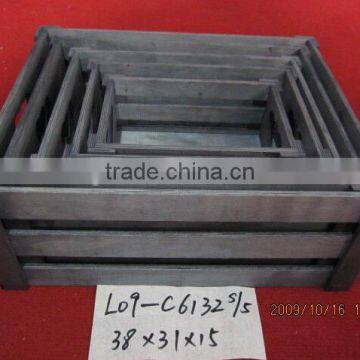 Wholesale Customized Colorful Antique Wooden Crate photo-2