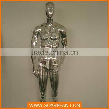 New Products Fiberglass Male Gold Mannequin