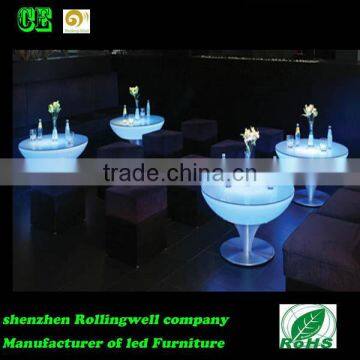 Any Size Portable waterproof LED Glowing Table with CE / RoHS / SGS for Outdoor or Indoor Use