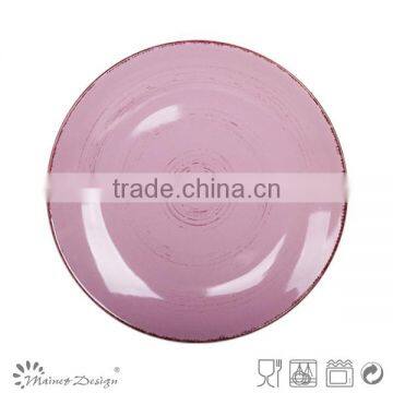 Antique White Color Glazed Cheap Ceramic Plates photo-6