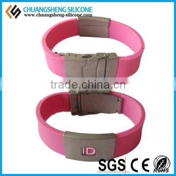 Clear/ Bulk/Disposable Metal Silicon ID Bracelets photo-4