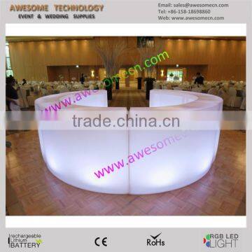 Attractive trade show reception bar table with led light ( BC140 )