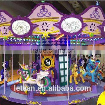 Popular sale carousel,merry go round, amusement park carousel horses for sale LT-7019