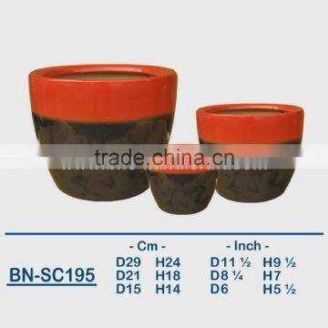 Vietnamese Ceramic Glazed Indoor Pot/ Indoor Planter BN-SC190 photo-4