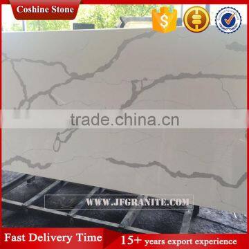 Jianfa Calacatta White Quartz Slab Price photo-3