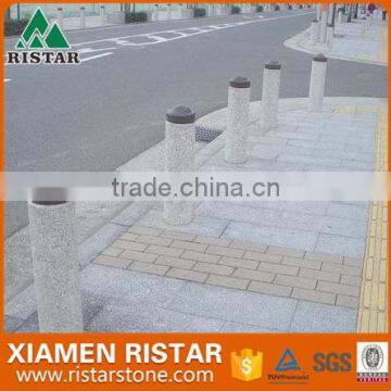 Cheap granite parking stone bollard stone pillars DIS-P014