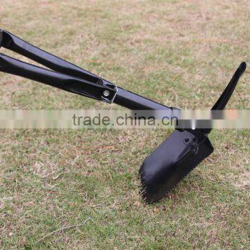 Mini Multi-functional Survival Foldable Hunting Camping Military Shovel With Pickexe