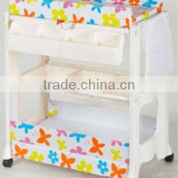 Baby bathtub and changer,Portable baby bathtub, squeeki clean changer