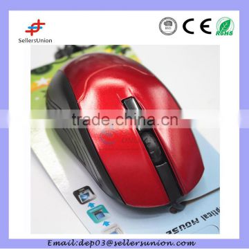 Red And Black Computer Mouse