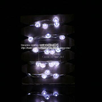Pure White Diamond Copper String Light Decoration Fairy Light Set photo-5