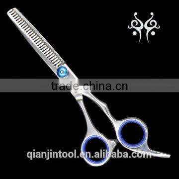 QJ-JC111stainless Steel Scissros With Color Finger Insert Hair Scissors photo-2