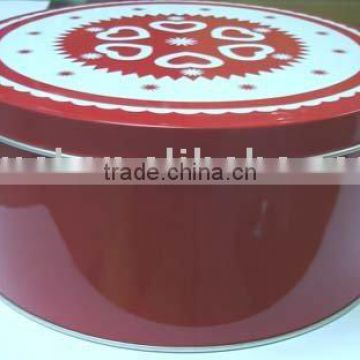 Round Tin Cake Box