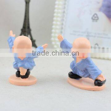 Mini CUTE Fashional Resin Decoration ,Zakka Furnishing Articles Creative Shaolin Kung fu Boy Creative Resin Gifts photo-2