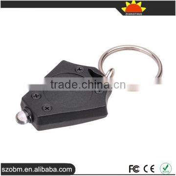 Plastic Small Portable UV Purple Light LED Keychain Money Detector Keychain photo-3