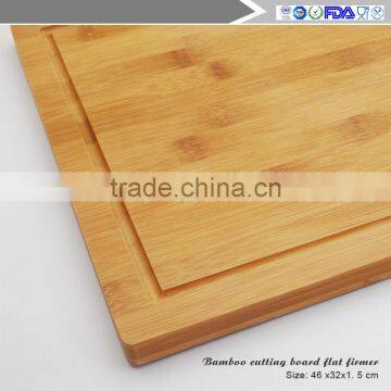 Manufacturers Selling Beautiful Large 100% Fruit Juice Groove Organic Bamboo Chopping Block Wholesale photo-2