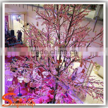 Hot Sale Artificial Cherry Tree Decoration Indoor Fake Tree Artificial Pink Cherry Treeerry Blossom Tree photo-2
