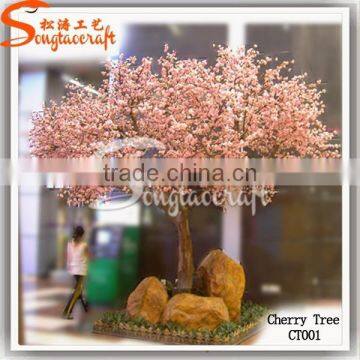 nice quality large outdoor silk light pink artitificial cherry blossom trees