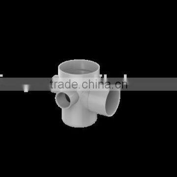 Factory price Manufacturer good quality PVC Fitting UPVC Rubber Joint plastic fitting for drainage GB floor drain