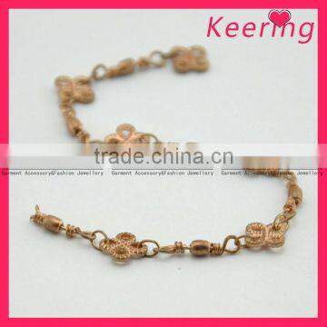 Bridal Crystal metal Chain Clear Trim WRC-130