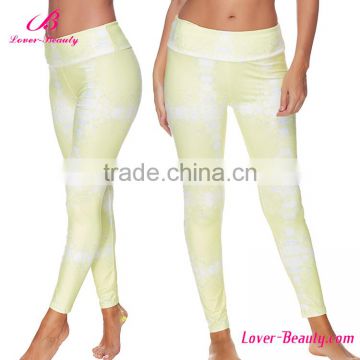 wholesale fashion women push up fitness custom printed leggings