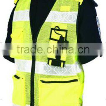 Wholesale Printing Logo Cheap Low MOQ Orange Yellow Green Safety Mesh Traffic Reflectors Incident Vest 3M Reflective Tank Top photo-6