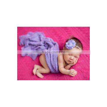 New design newbron soft cotton wrap newborn wholesale baby photography props