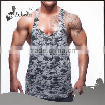 custom gym stringer tank top,blank gym mens stringer singlet wholesale