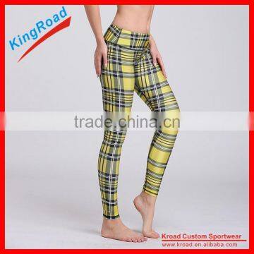 80%nylon, 20%spandex Fitness Wear Compression Pants, Long Compression Wear photo-3