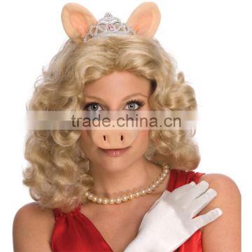 The Muppets Miss Piggy Wig w/Ears