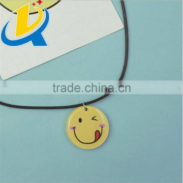 Wholesale Best Quality Black Rope Fashion Emoji Necklace photo-5
