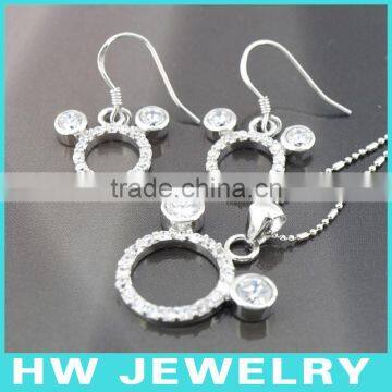 40617 factory 925 sterling silver jewellery sets