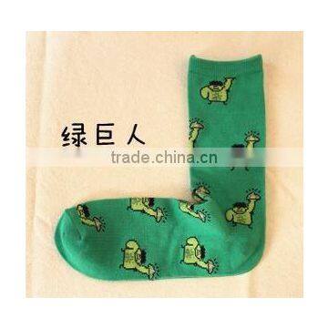 2015 the Avengers Personality Tide Lovers in Tube Socks Marvel DC Series of the Same Paragraph Socks for Men and Wome EML-9-2042