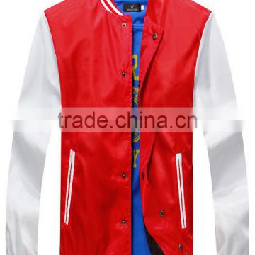 customize high quality fashion sunshine youth varsity jackets, cheap college clothing