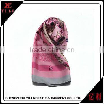 Trade Assured Great Material Fashion Scarves Silk Square photo-3