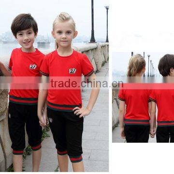 Juqian Bulk Wholesale Classic Fashion Stylish Short Sleeves t Shirt Shorts Pants Kids Summer School Sport Uniforms photo-6