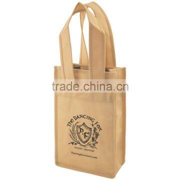 2 Bottle Wine Tote Bag - Fits 2 Wine Bottles, Features 20" Handles and Comes With Your Logo. photo-3