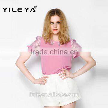 Net Style Latest Casual Summer Women Milk Silk Blouse, Transparent Saree Blouse,cheap Womens Blouses photo-3