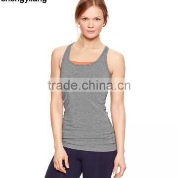 Fitness Bodybuilding Tank Top Wholesale Breathable and Comfortable Sports Vest Guangzhou Clothing Factory photo-4