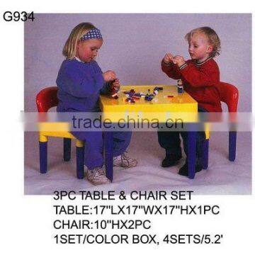 G934 3PC TABLE & CHAIR SET