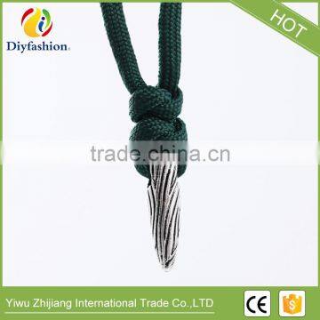 New Hot Simple Retro Bullet Shape Rope Necklace and Bracelet photo-3